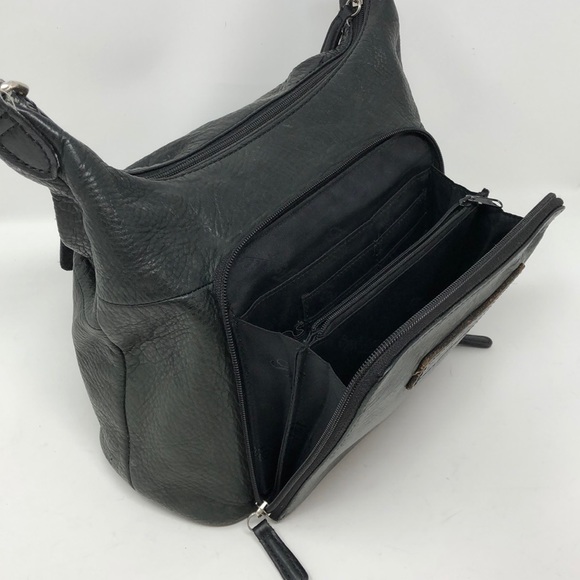 Fossil Black Leather Shoulder Bag - Picture 4 of 8